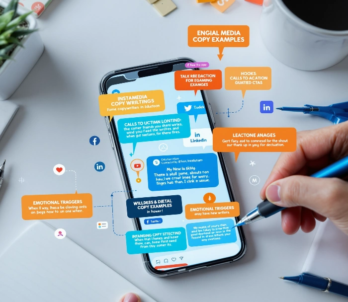 Social media content copywriting