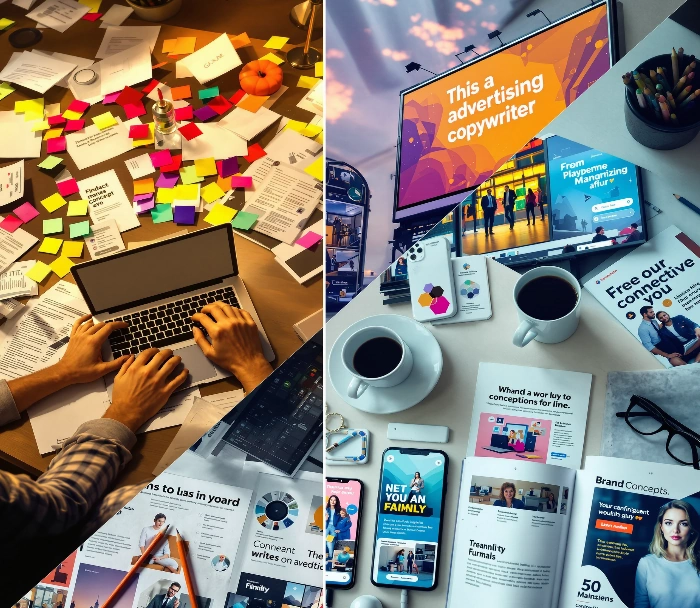 What is an advertising copywriter