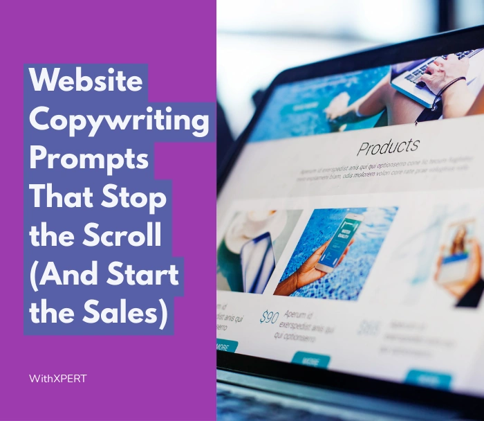 website copywriting prompts