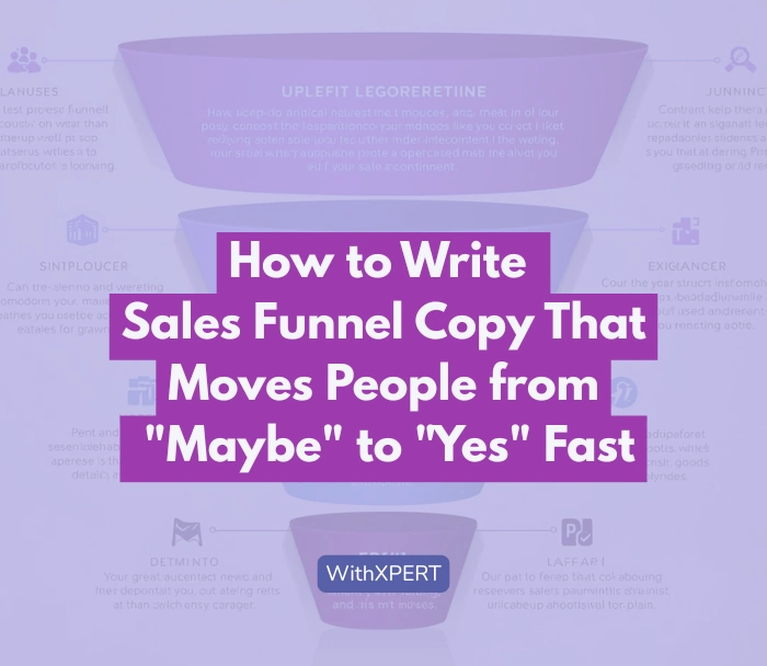 how to write sales funnel copy